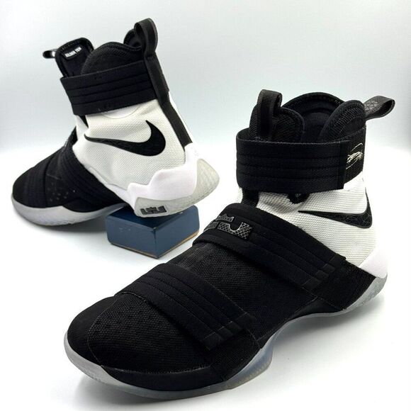LeBron Soldier 10 SFG 'Black White' - Picture 6 of 10
